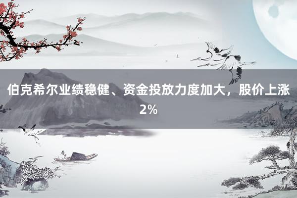 伯克希尔业绩稳健、资金投放力度加大，股价上涨2%