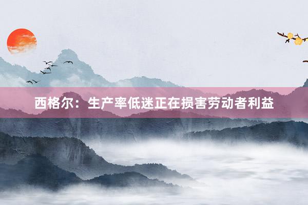 西格尔：生产率低迷正在损害劳动者利益