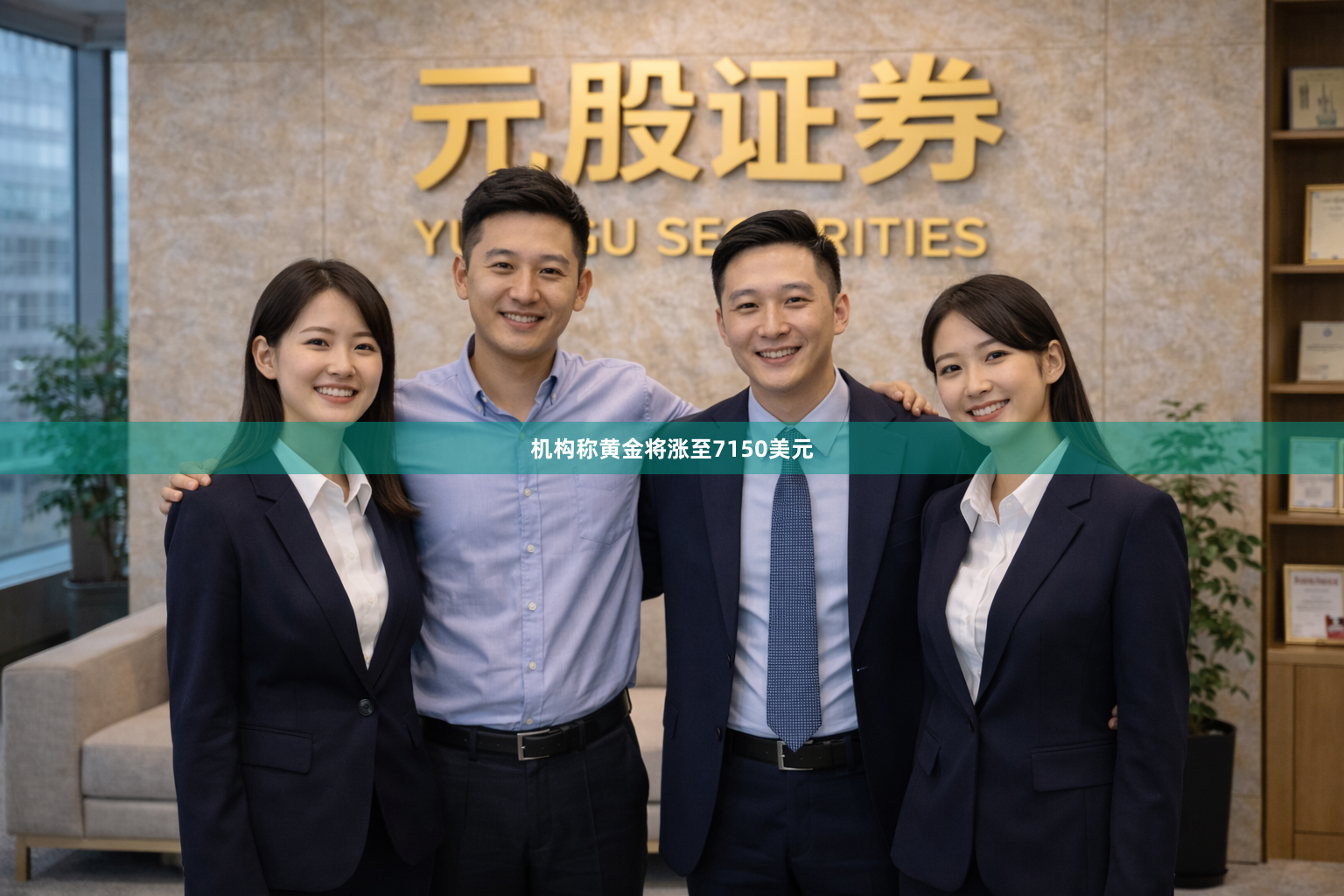 机构称黄金将涨至7150美元