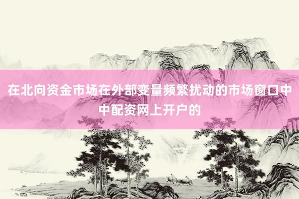 在北向资金市场在外部变量频繁扰动的市场窗口中中配资网上开户的
